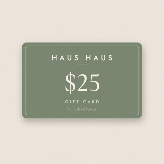 HAUS HAUS Gift Card