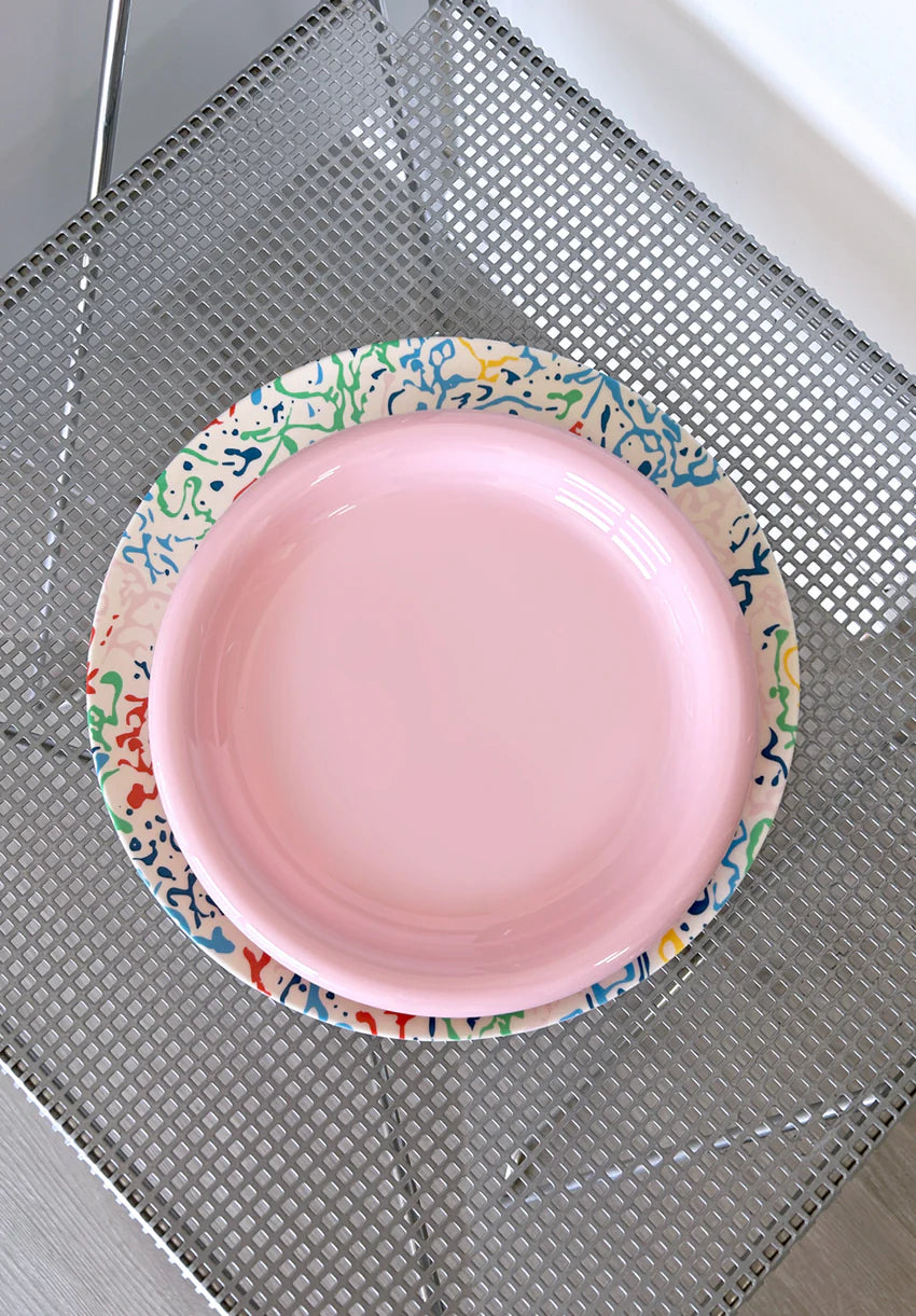 Rolli Side Plate - Pink