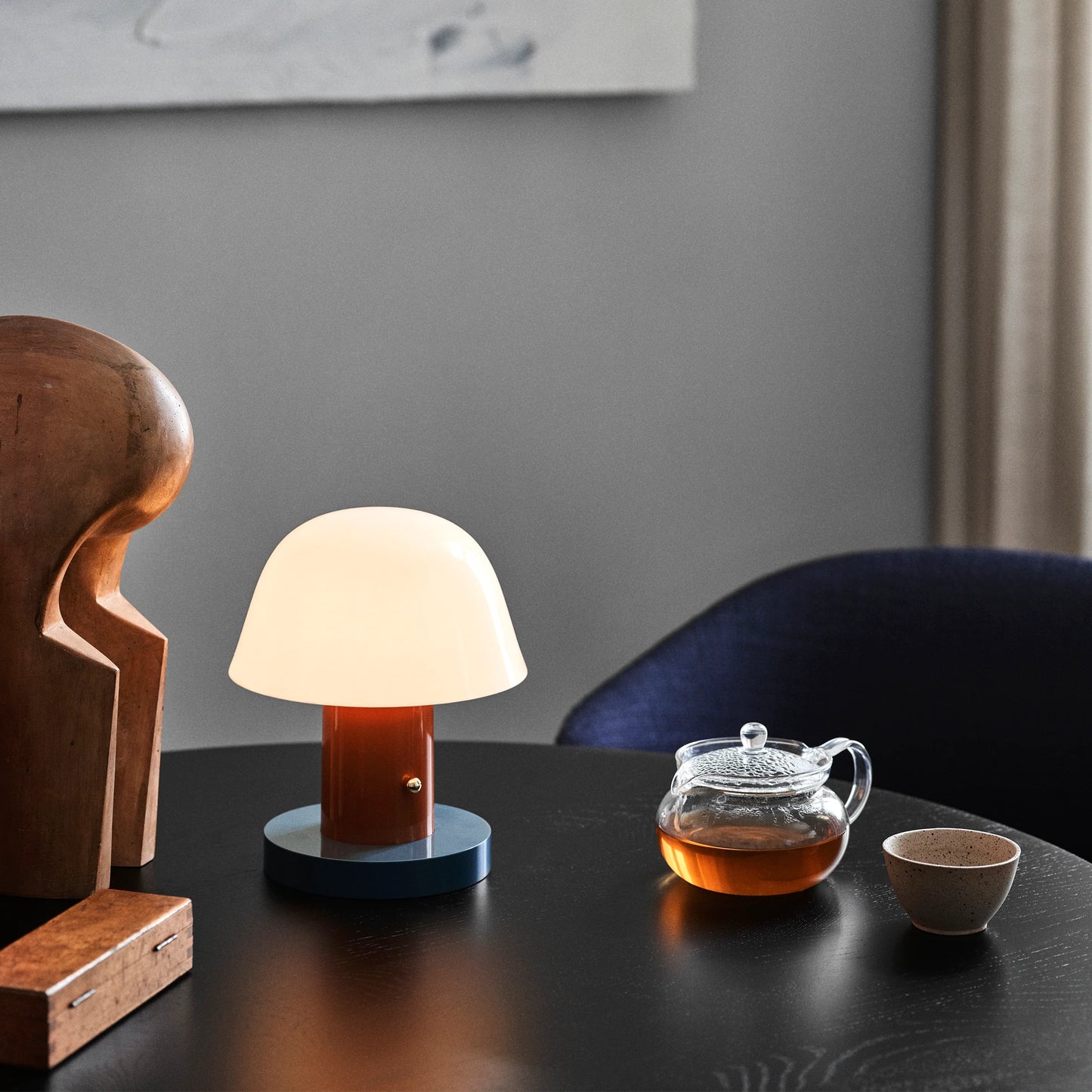 Setago Portable Lamp (Maroon and Grape)