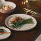 KINTO MUI ceramic plate, Japanese minimalist tableware – styled table setting