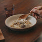 KINTO MUI ceramic plate, Japanese minimalist tableware – lifestyle photo