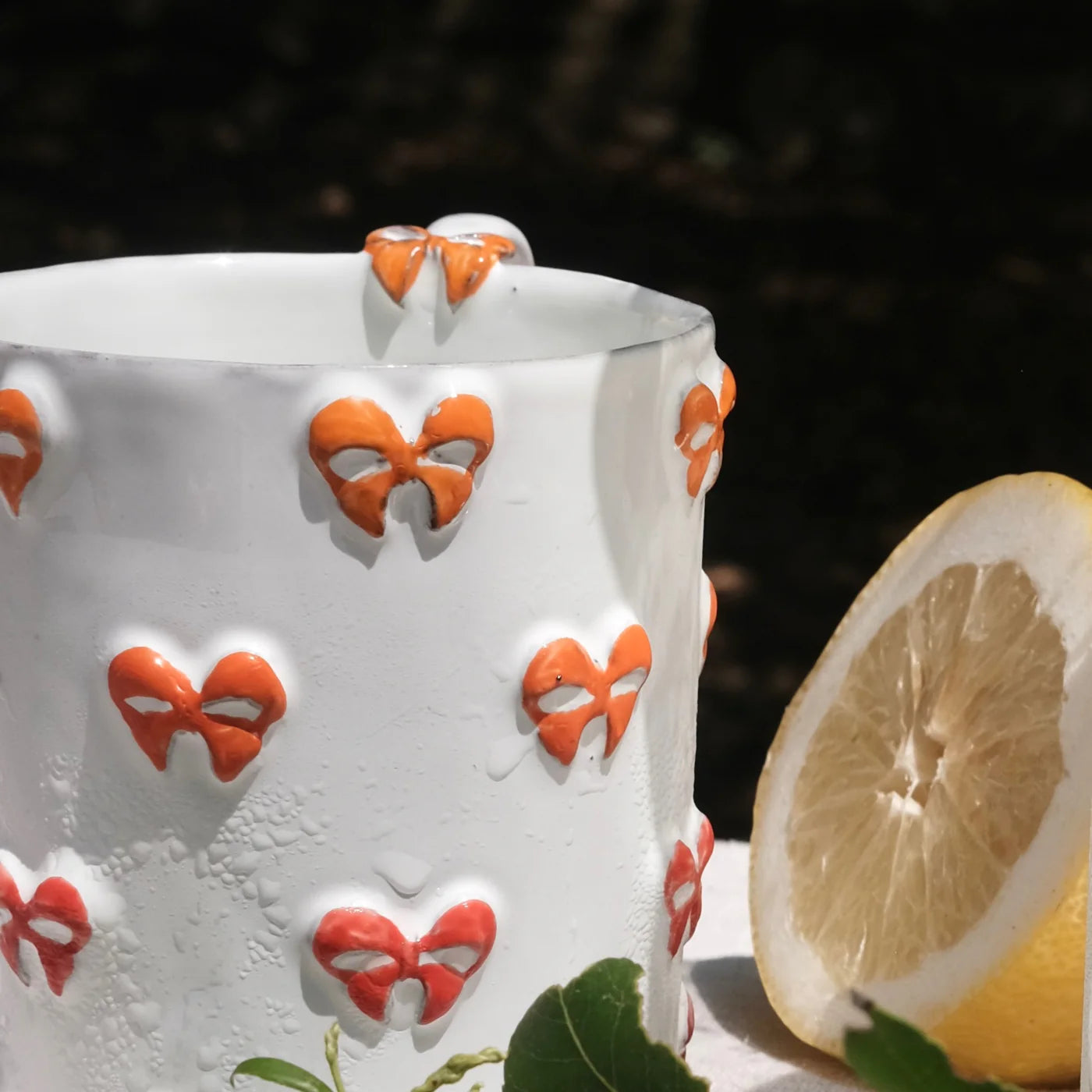 Trianon mug - Orange/Red
