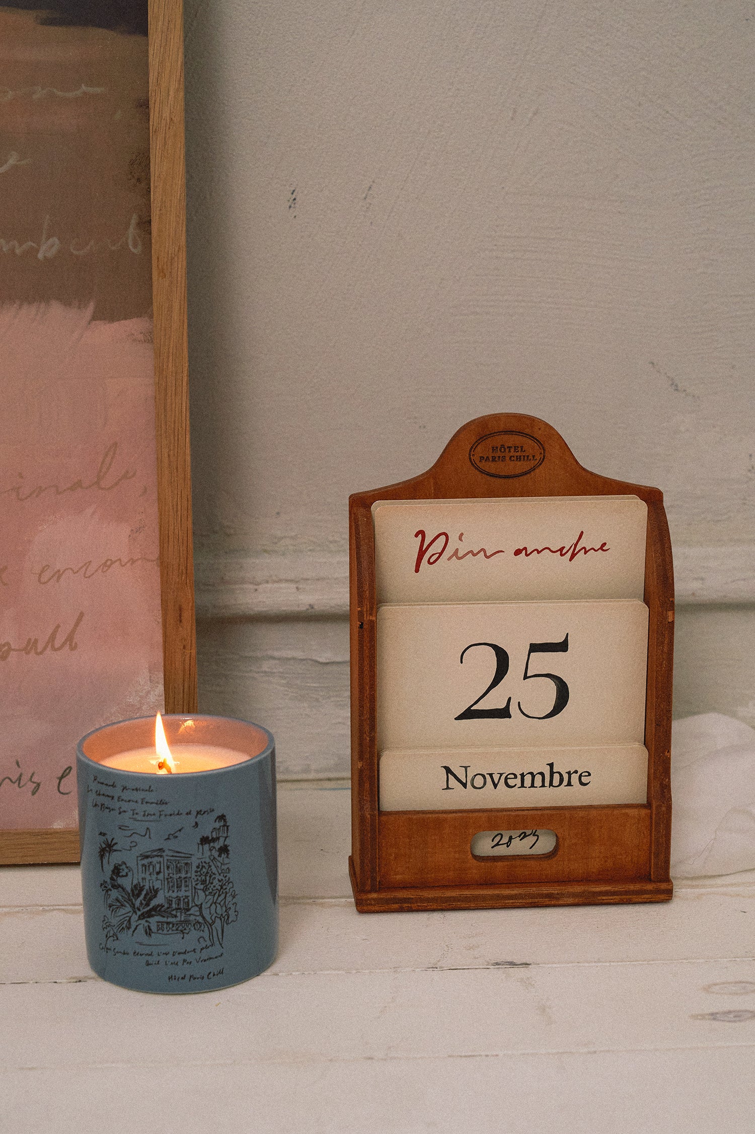 2023 Calendar with Wood Stand