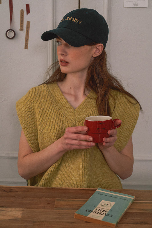 La Saison Baseball Cap (Black Leaf)